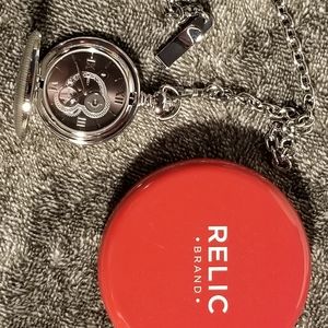 Mens Relic Pocket Watch